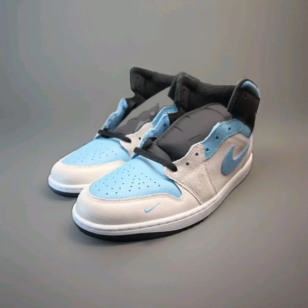 Size 12 - Air Jordan 1 SE Mid Summit White Blue Chill